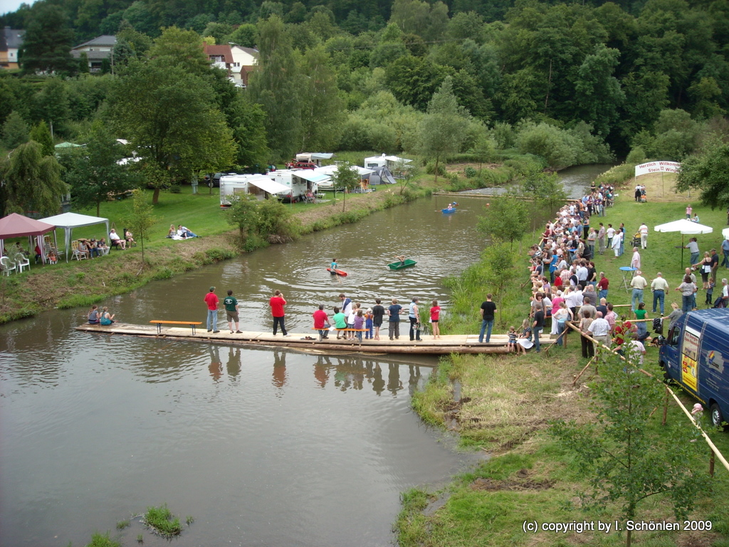 Die Nister von der Brcke gesehen