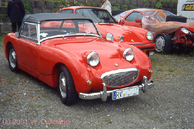 Rotes Cabrio.