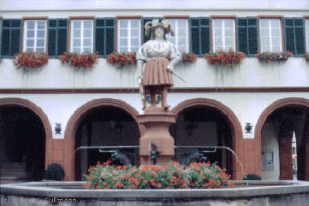 Brunnen auf dem Marktplatz